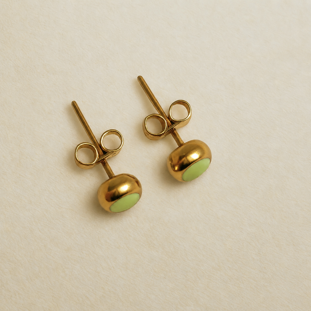 Everyday Gold Stainless Steel Stud Earrings