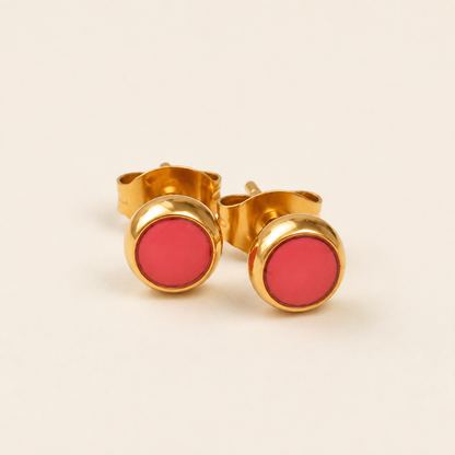 Everyday Gold Stainless Steel Stud Earrings