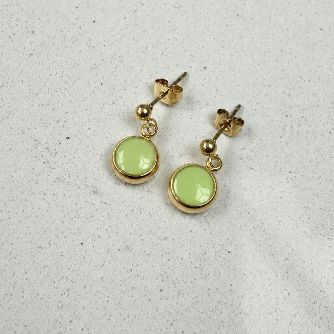 Everyday Gold Plated Stainless Steel Stud Drop Earrings