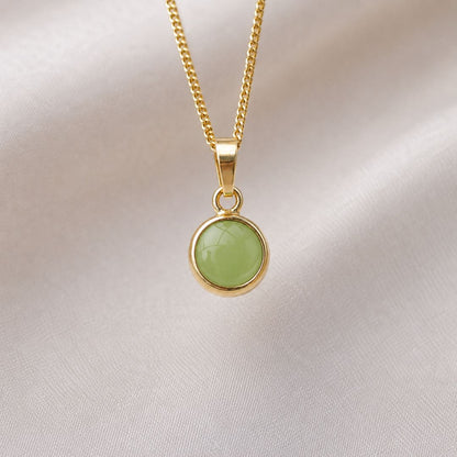 Luxe Gold Pendant Drop Necklace