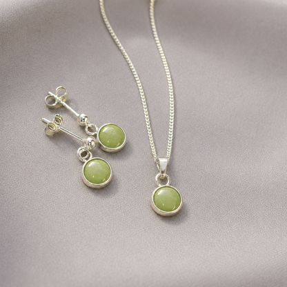 Signature Silver Pendant Drop Necklace